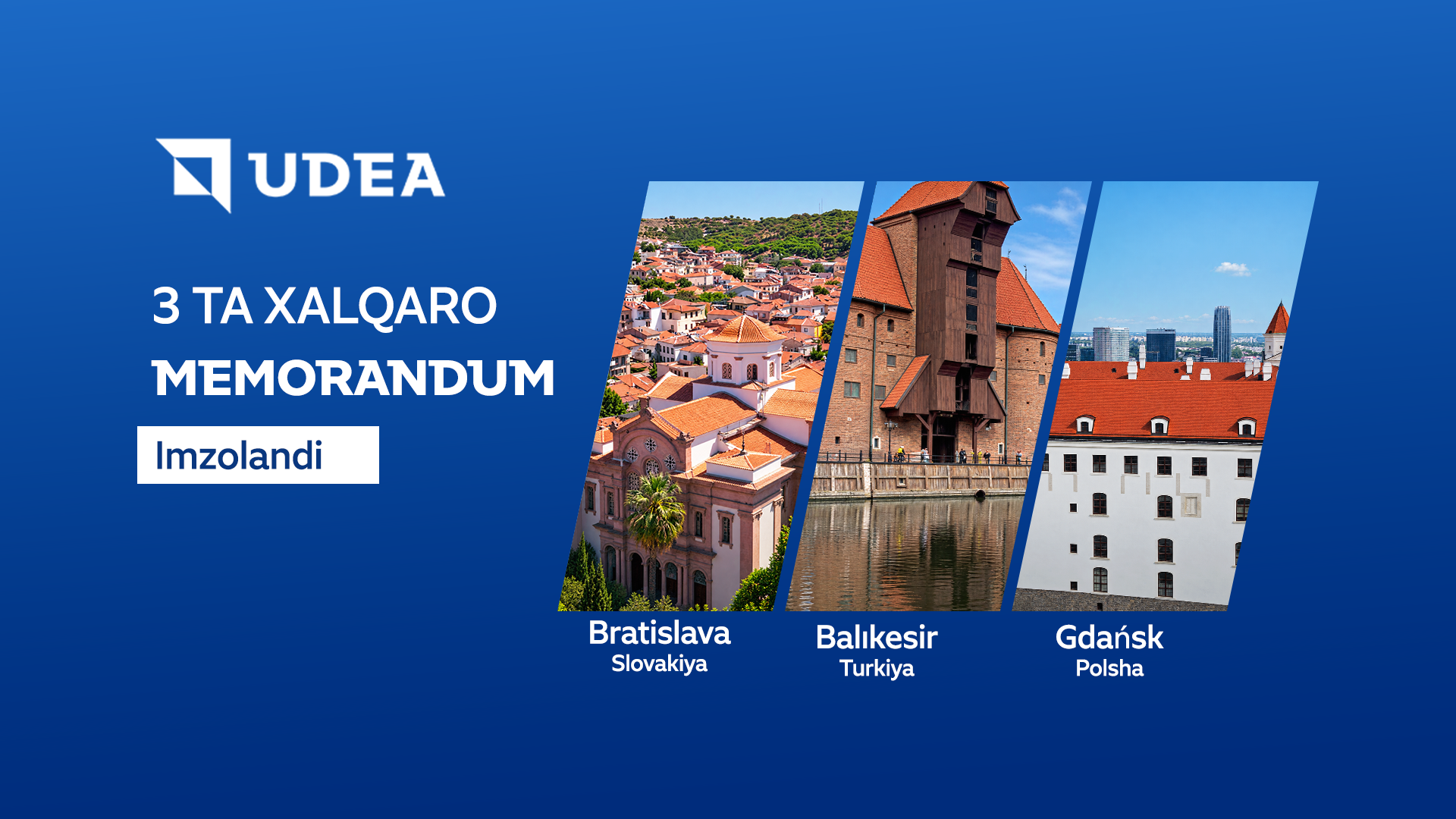 A New Era of International Excellence: UDEA Expands Academic Footprint Across Europe and Turkey with 3 Major Memorandums!