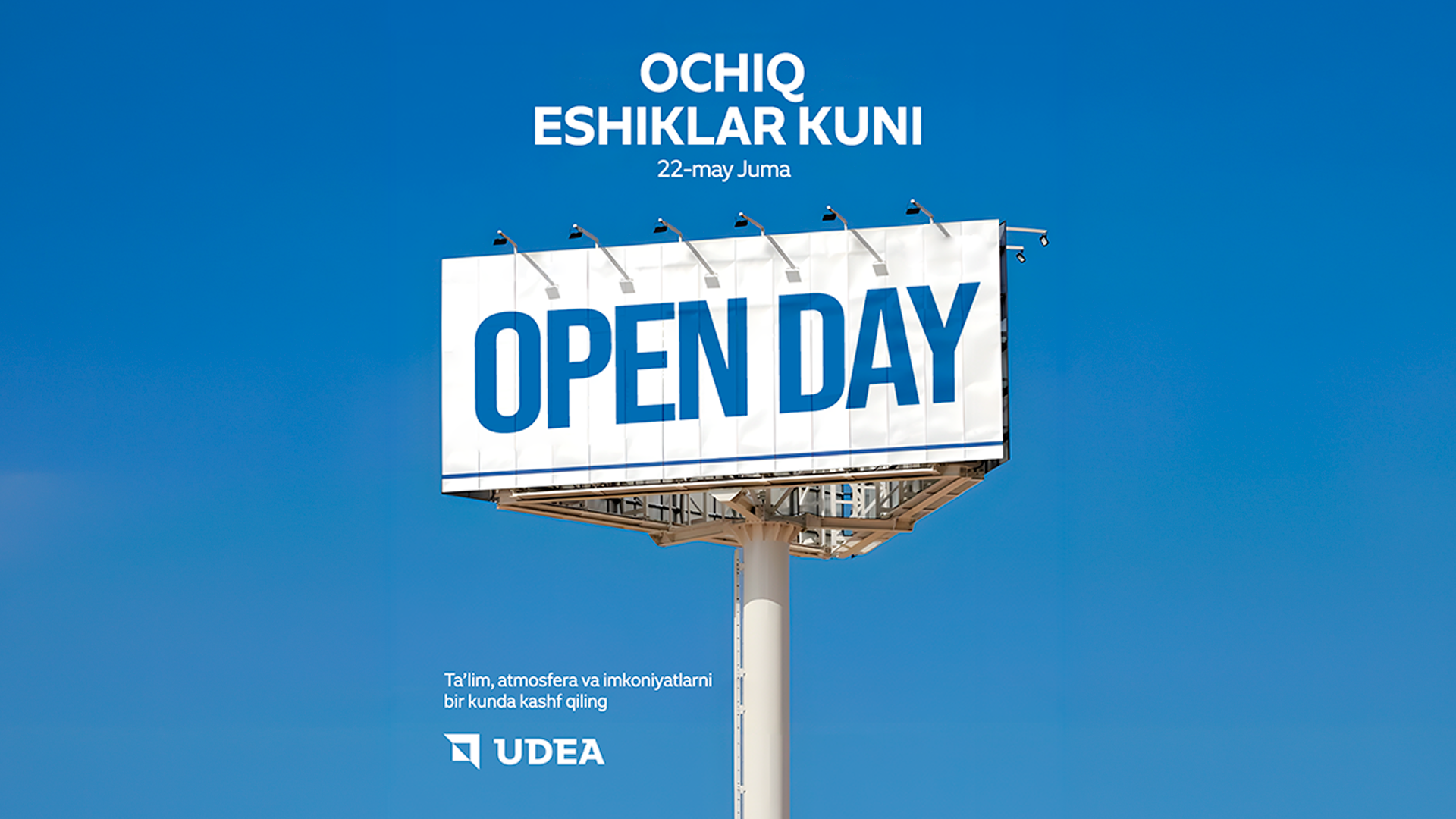 Open Doors Day at UDEA — May 22
