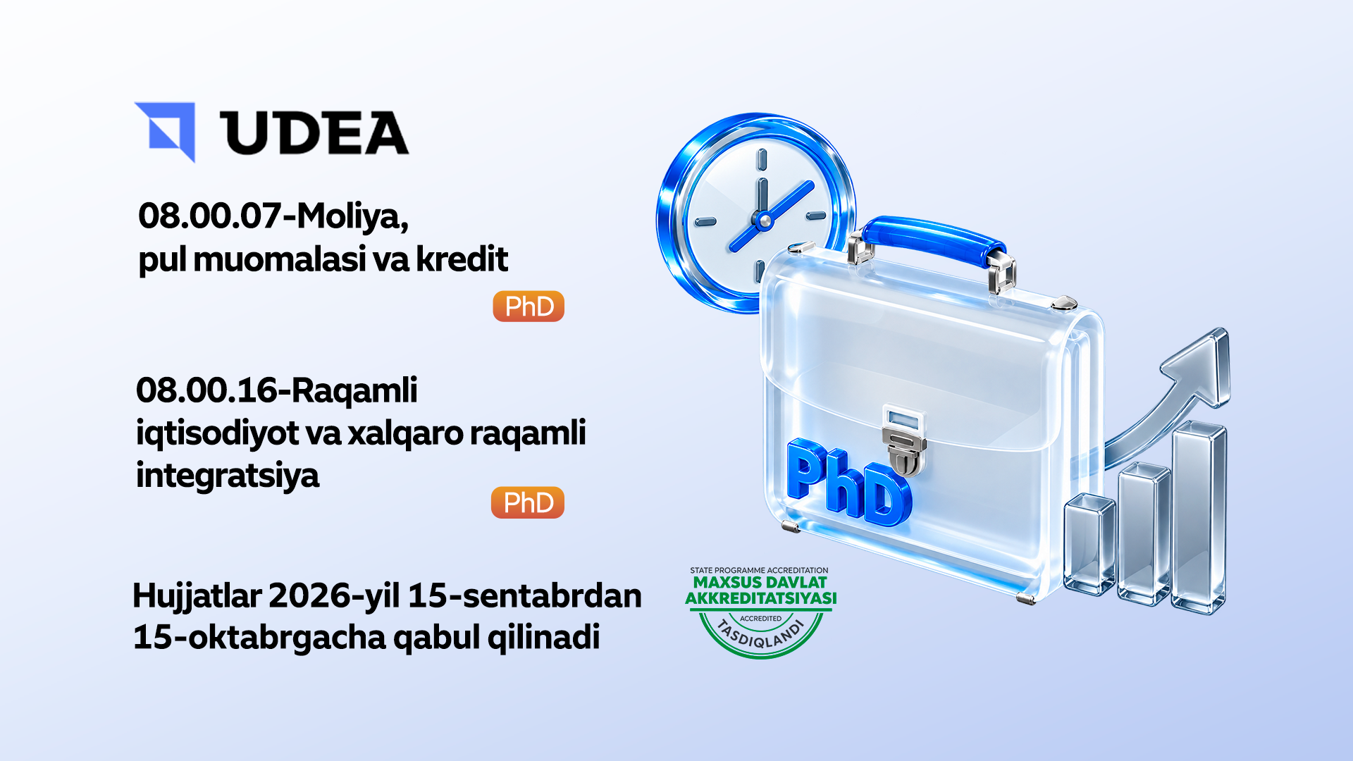 PhD admissions are now open!